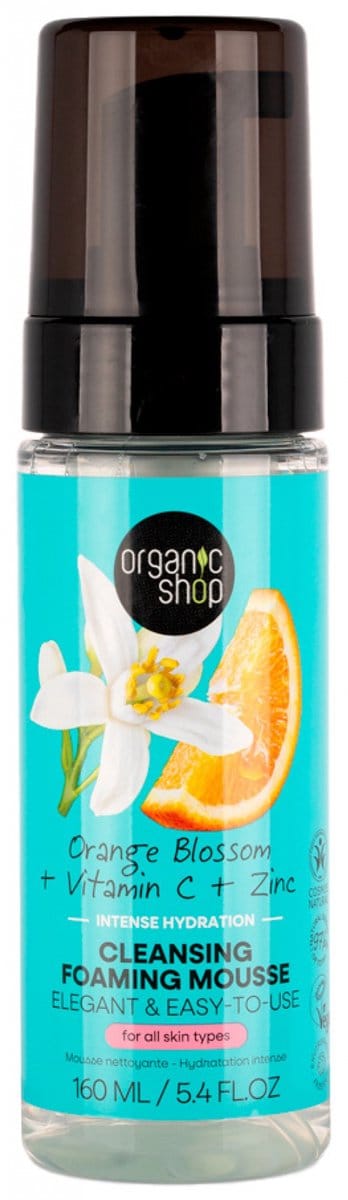 Organic Shop Sinaasappelbloesem Reinigingsschuim 160 ml