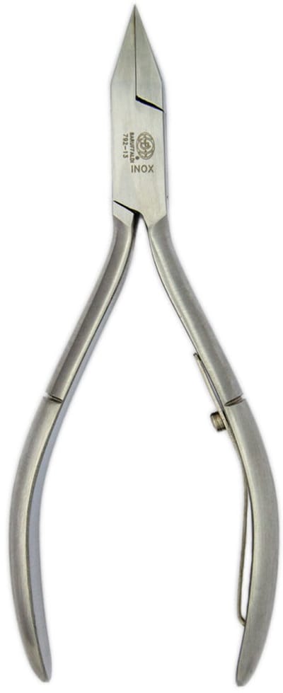 Baruffaldi- Professional - Ingegroeide teennageltang - RVS/Cobalt - 13 cm.