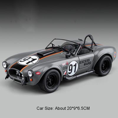 Schaal 1:22 Cobra 993 Automodel Speelgoed Metalen Carrosserie Kunststof Chassis Superauto Deuren Openen Geluid Licht Modellen Verzameling Ornamenten