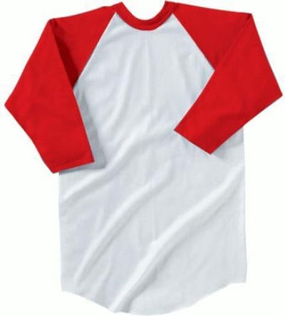 Honkbal Ondershirt, Rood: Jeugd Small