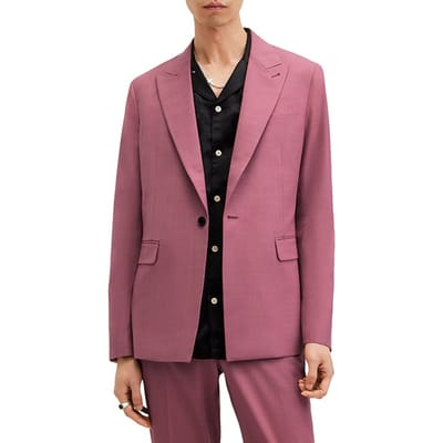 AllSaints Aura Blazer Pink Maat: 36 | Blazers Outlet | Heren | Paars