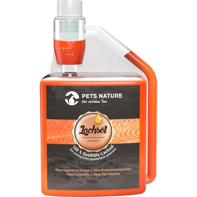 500 ml Pets Nature Zalmolie voor honden
