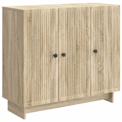 vidaXL - Dressoir - Sonoma - Eiken - 89 - x - 34,5 - x - 80 - cm - Bewerkt - hout