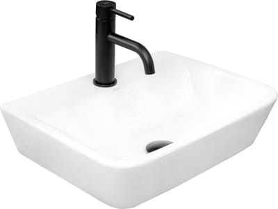 Rea Remi Opzetwastafel Wit 45,5x36 cm