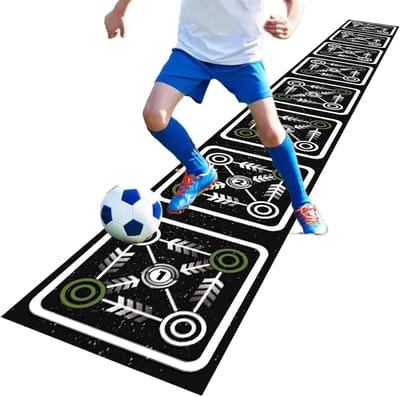Agility Trainingsmat - Voetwerk Ladder - Verbeter Behendigheid - Anti-slip Stabiliteit - 40 x 360 cm - Niet gespecificeerd