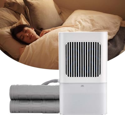 Watergekoelde Matras - Koelmatras Bed - Comfortabel Slapen - Elektrische Watercyclus - Dubbel - Wit