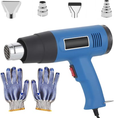 Professioneel Heteluchtpistool 2000W met 2 Warmtestanden en 4 Sproeiers