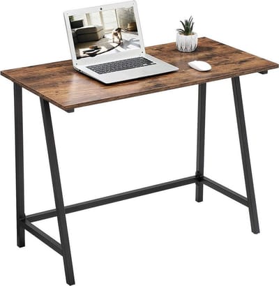 ACAZA Bureau - Bureautafel - Vintage Bruin - 100 x 50 x 75 cm (B x D x H) - Desk - Computertafel - Laptoptafel - Computerbureau