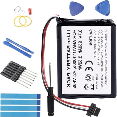 JGS Premium - GPS-accu compatibel met navigatiesystemen - 950mAh lithium-ion batterijen - inclusief reparatiegereedschap