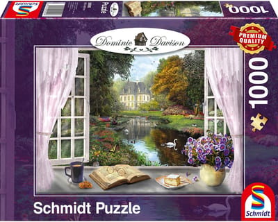 Schmidt Puzzle Legpuzzel Kasteeltuin Karton 1000 Stukjes