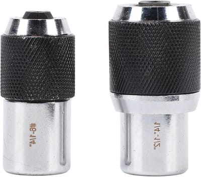Verstelbare Steeksleutel Set met 2 Socket Caps voor 3/8 Aandrijving, Geschikt voor M3, M6, M8 en M12, Ideaal voor Krappe Werkplaatsen en Draadbewerking