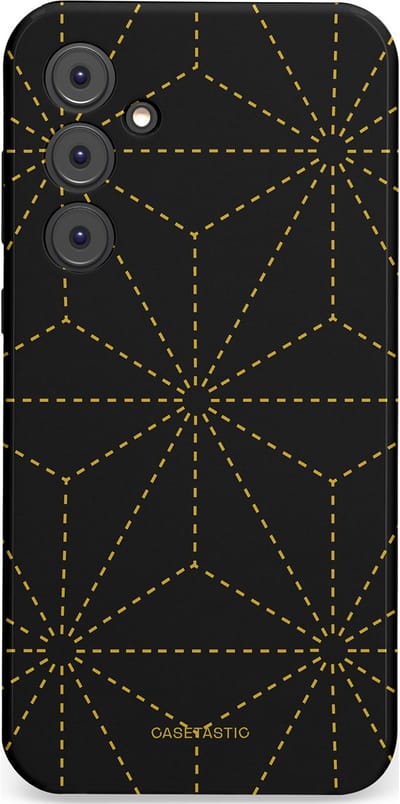 Casetastic Hoesje Geschikt voor Samsung A35 - Stijlvolle Beschermende Duo-layer Case - Vouwlijn