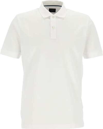 OLYMP Poloshirt Piqué Wit - Maat 4XL - Heren