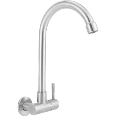 G1/2 Wastafelkraan Inbouw 360 Graden Draaibare Waterkraan Enkel Handvat voor Keuken Bar Badkamer white