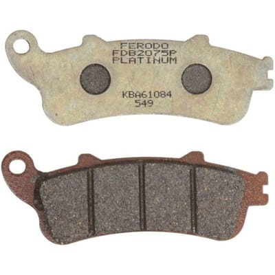 Plaquette de frein Ferodo pour Scooter Honda 125 Pantheon 2003 à 2006 JF12A / AV / FDB2075P Neuf