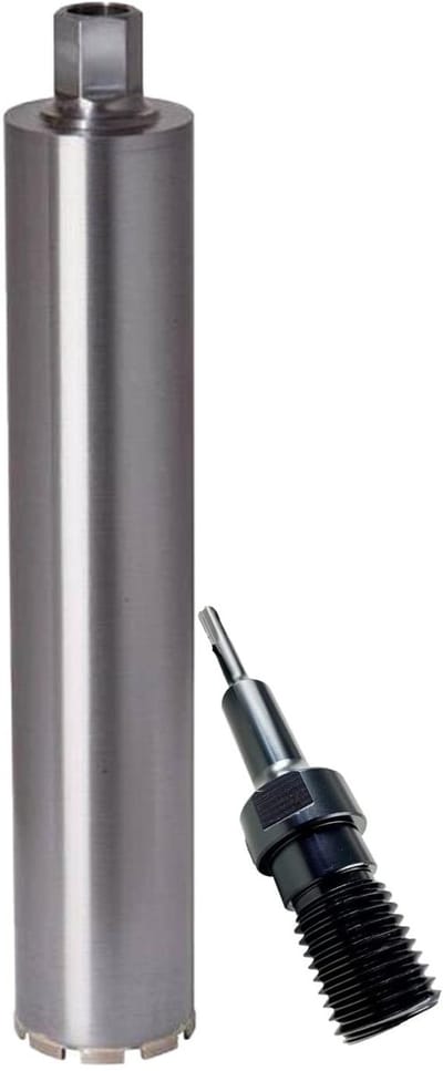 Diamantboorkroon Beton - Kernboor Gatenzaag - Boren in Steen - 500 mm Lengte - Ø 52 mm - Zilver