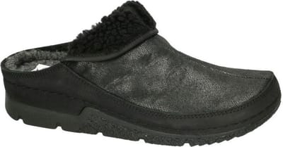Berkemann -Dames -  zwart - pantoffels - maat 38.5