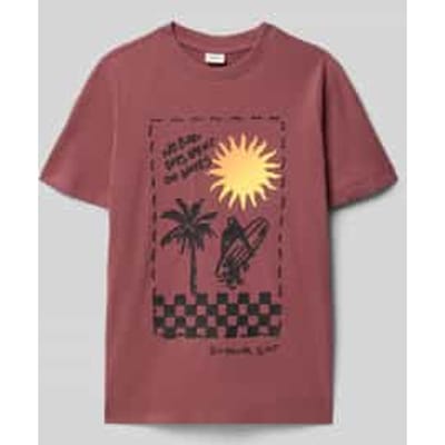 T-shirt van jersey met wisselende print kind s.Oliver