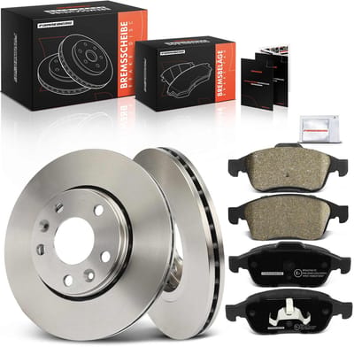 Frankberg 2x remschijven 4x remblokken vooras voor Dacia Duster Nissan