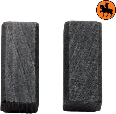 Koolborstelset voor Black & Decker frees/zaag BD11 - 6,3x6,3x13,5mm