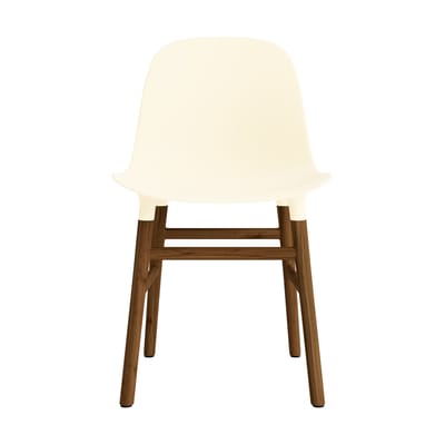 Normann Copenhagen Form stoel met houten frame - NormannCopenhagenFormCream - notenhout