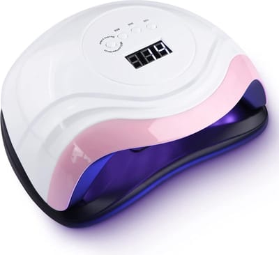 MKSS® Nagellamp - Nageldroger voor Gellak - UV Lamp Gelnagels - Wit met Roze