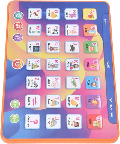 Kinderen Leertablet - Educatieve Machine Peuters - Vroeg Leren - Lichtgewicht Draagbaar - 7 Inch Scherm - Blauw