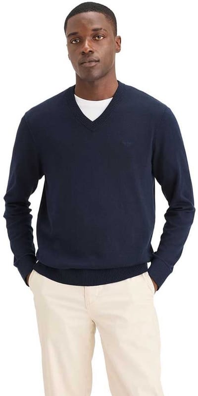 Dockers Trui Met V-hals Blauw S Man