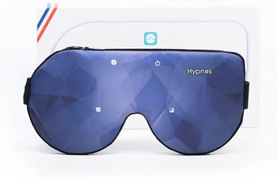 Verbonden Slaapmasker - Hypnose Masker - Ontspanning en Slaap - Met Audiosessies - 18 x 8 x 1 cm - Blauw