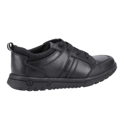 Hush Puppies Jongens Steven Leren Schoolschoenen (Zwart)