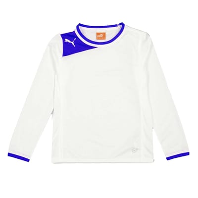 Puma Power Cat-shirt voor kinderen (Wit/blauw)