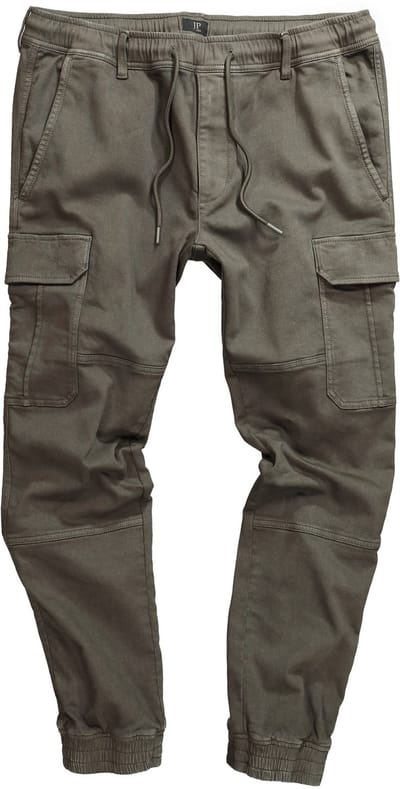 JP 1880 - Heren - Cargobroek FLEXNAMIC® veel zakken Straight-Fit - Moeras groen - Maat 3XL