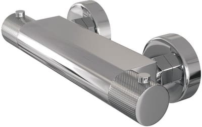 Brauer Chrome Carving - Opbouw Douche Thermostaatkraan - Chroom