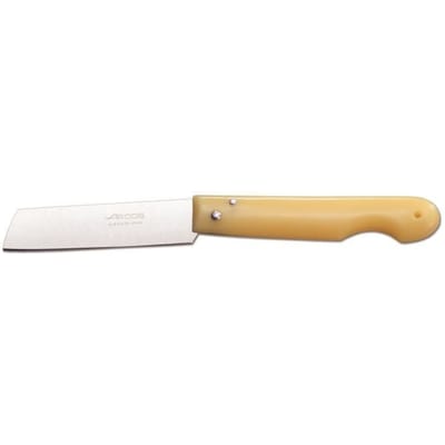 Professioneel mes - ARCOS - 485700 - Roestvrij staal NITRUM® - Lemmet 8,5 cm - Polypropyleen geel