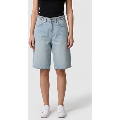 Vans Cinched Check 5 Baggy Shorts Grey Taglia: W25 | Pantaloncini Outlet | Donna | Grigio
