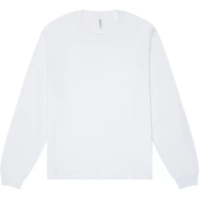 Bella+Canvas Unisex Heavyweight Long Sleeve Tee CV3511 - White - XS
