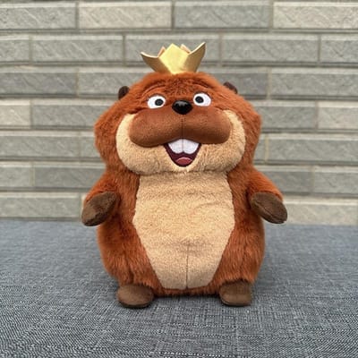 Hoppers Lizard Tom Peluche Douce Peluche Animale Mignonne Câline Compagnon du Coucher Pour Enfants Tout-Petits Cadeau d'Anniversaire Fille brown