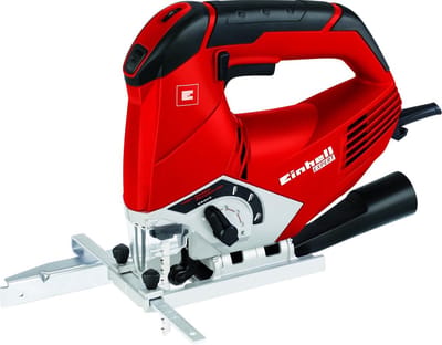 Einhell Elektrische Decoupeerzaag TE-JS 100 - 750 W - Slagfrequentie 800-3000 t/min - Slaghoogte: 23 mm - Versteksneden: max. 45° - Incl. 1 zaagblad - Incl. Transport-/Opbergkoffer