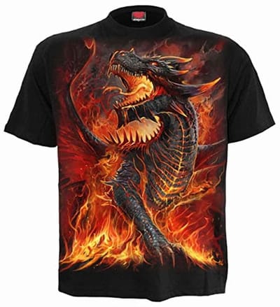 Zwart Gothic T-shirt voor Rockliefhebbers