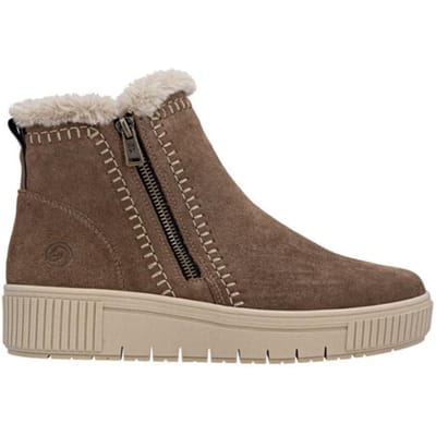 Remonte Beige Suede Dames Boots - Beige - 36