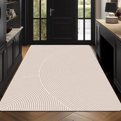 Eenvoudige Lijnstijl Tapijt voor Woonkamerdecoratie Huis Groot Formaat Zachte Kleden Gemakkelijk Schoon te Maken Antislip Entree Deurmat Aanpasbaar 50x80cm small mat