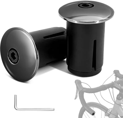 Dailygoods- Stuuruiteindstoppen Aluminiumlegering - Stuurstoppen - Racefietsaccessoire - MTB - Universele Pasvorm - Betrouwbare Bescherming