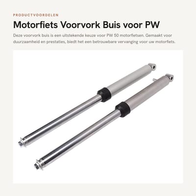 Dailygoods- Voorvork 500mm - Voorvorkpomp - Voorvorkolie - Voorvork 28 inch - Voorvork fatbike - Schokdemper Montage - Motorvork