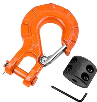 Upgrade Heavy Duty Lierhaak Gesmeed Staal voor Lieren - 35 Lbs Capaciteit - Veiligheid Klink en Haak Stopper