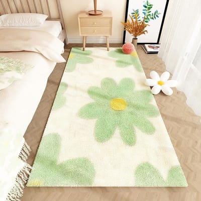Beddeken Licht Luxe Hoogwaardig Slaapkamer Tapijt Anti-val Kinderen Verdikt Kamer Meisje Hoofdbed Vloermat Woonkamer 40*60cm