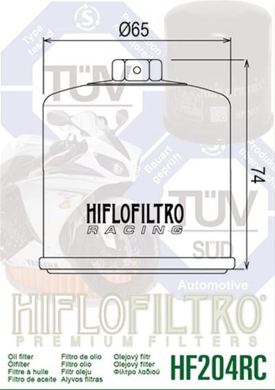 hiflofiltro oliefilter voor triumph 900 bonneville street cup motorfiets 2017 tot 2018 nieuw
