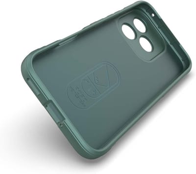 Zachte silicone hoes voor Honor 400 Lite, schokbestendig en flexibel ontwerp met antislip grip, elegante donkerblauwe kleur