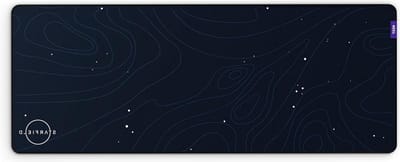 Starfield Muismat XL 900 mm x 350 mm - Vlekbestendige coating - Weinig wrijving oppervlak - Antislip rubberen basis - Zwaartekrachtgolf