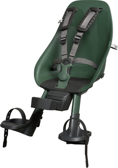 Urban Iki BIO Fietsstoeltje Ta–ke Voor - Mosu Green/Bincho Black