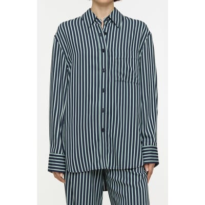 Closed Oversize Shirt Dark Night Größe: S | Longsleeves Outlet | Damen | Schwarz